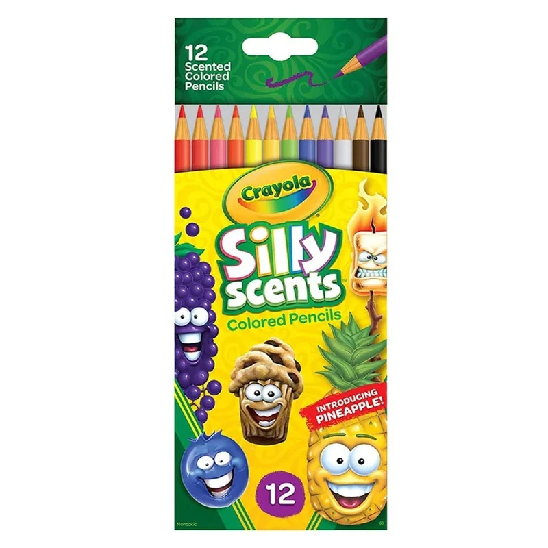 Crayola - Silly Scents Colored Pencils, Pack of 12
