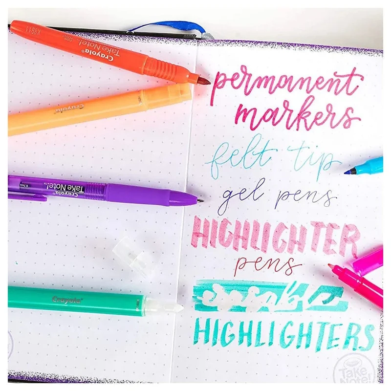 Crayola - Take Note! Erasable Highlighters, Pack of 6