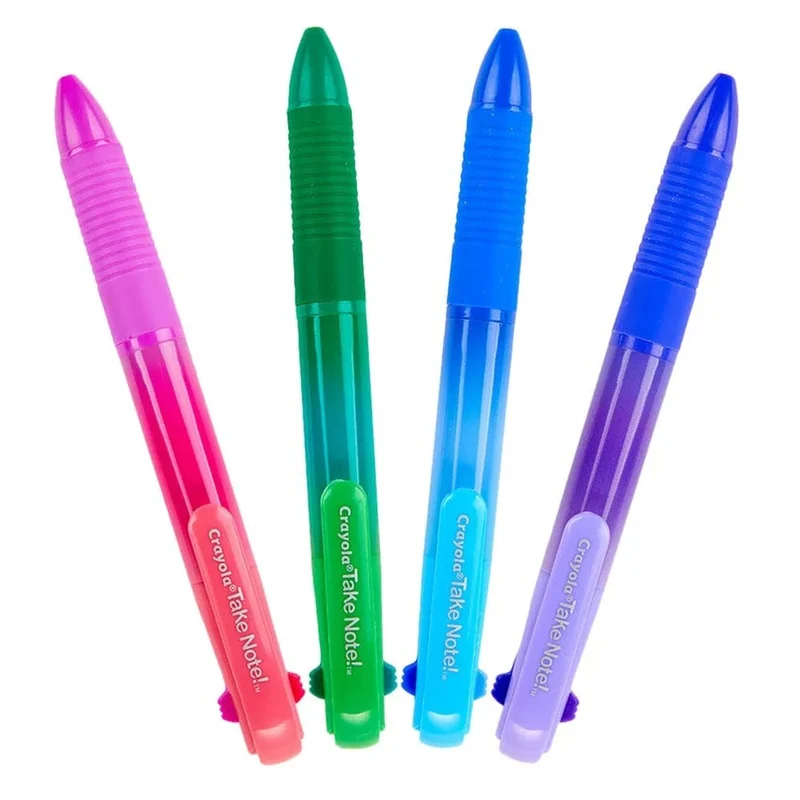 Crayola - Take Note Washable Gel Pens - 4pcs - Ombre