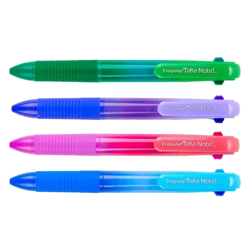 Crayola - Take Note Washable Gel Pens - 4pcs - Ombre