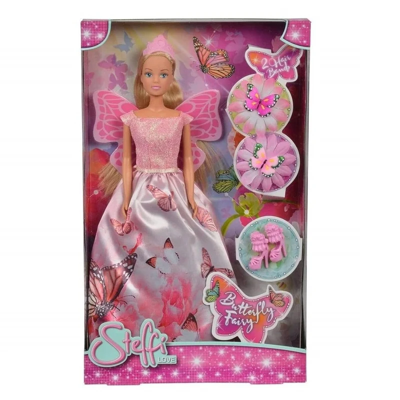 Simba Steffi Love Butterfly Princess With 2 Hair Ties