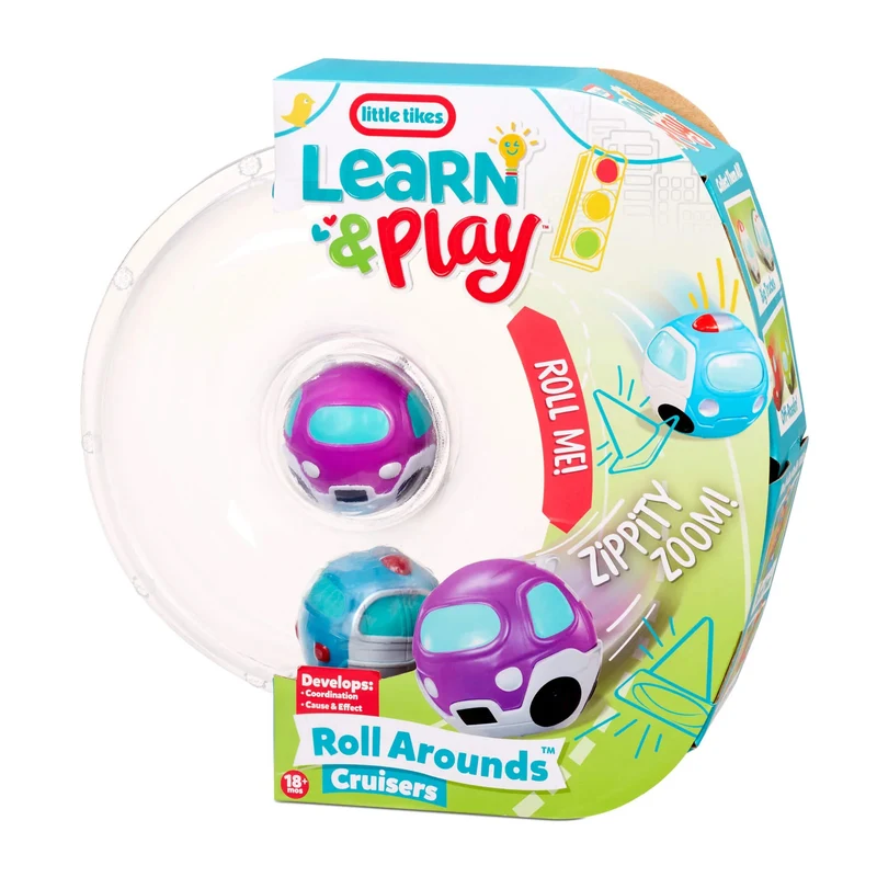 Little Tikes Learn & Play Roll Arounds Vehicle 2-Pack Asst