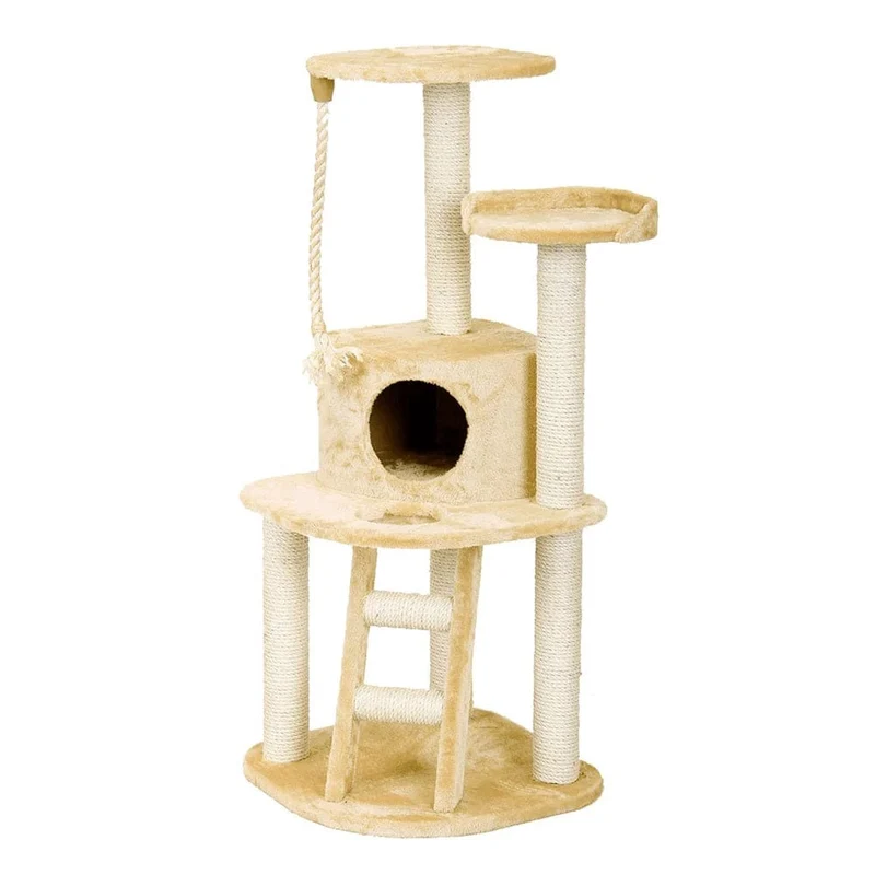 Fauna Almerich Cat Play Tower - Beige