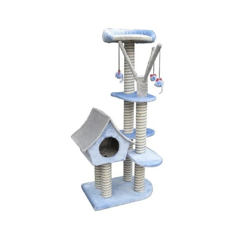 Fauna Sagrada Cat Scratching Pole - Blue