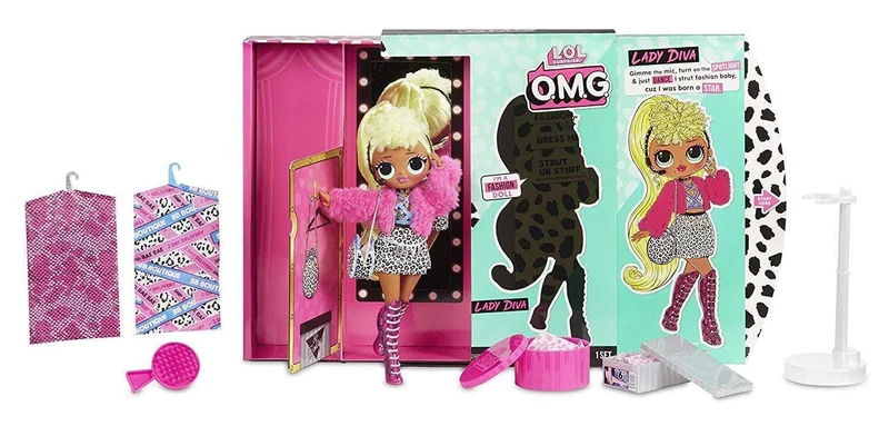 L.O.L. Surprise! O.M.G. Lady Diva Fashion Doll with 20 Surprises