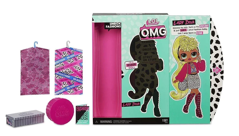 L.O.L. Surprise! O.M.G. Lady Diva Fashion Doll with 20 Surprises