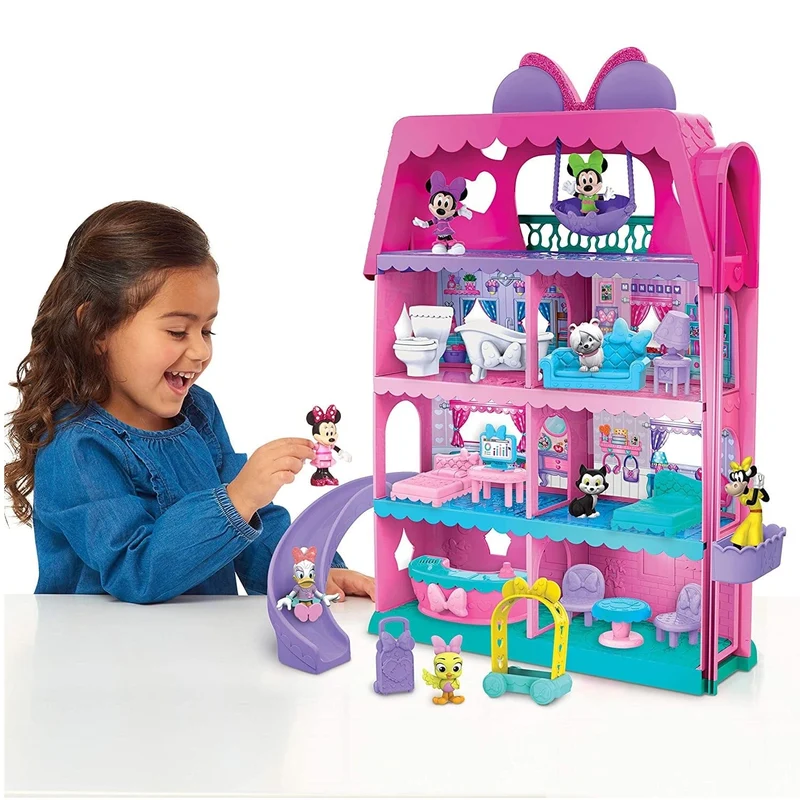 Minnie Mouse Bow-Tel Hotel, 20 Pcs Playset