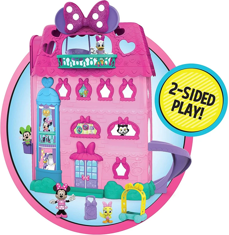 Minnie Mouse Bow-Tel Hotel, 20 Pcs Playset