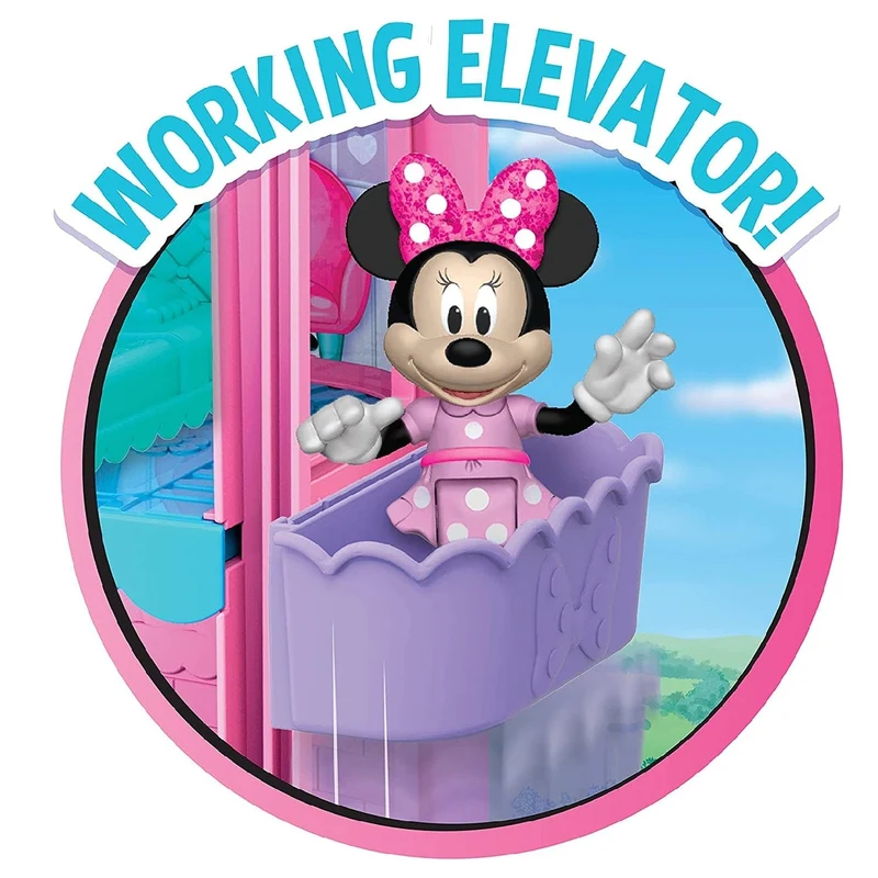 Minnie Mouse Bow-Tel Hotel, 20 Pcs Playset