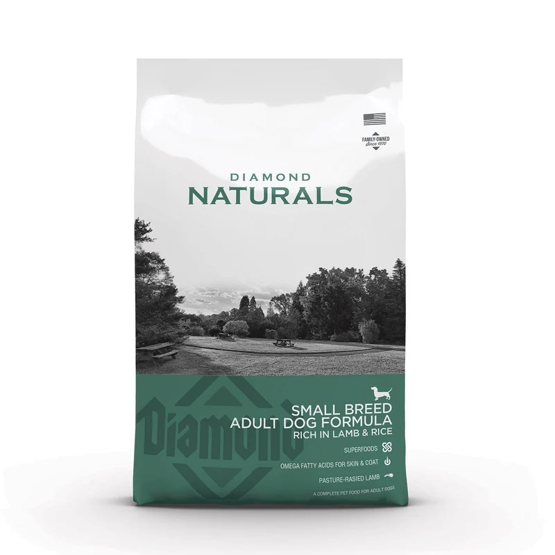 Diamond Naturals Small Breed Adult Dog Lamb & Rice Formula 2.72Kg (6 lbs)