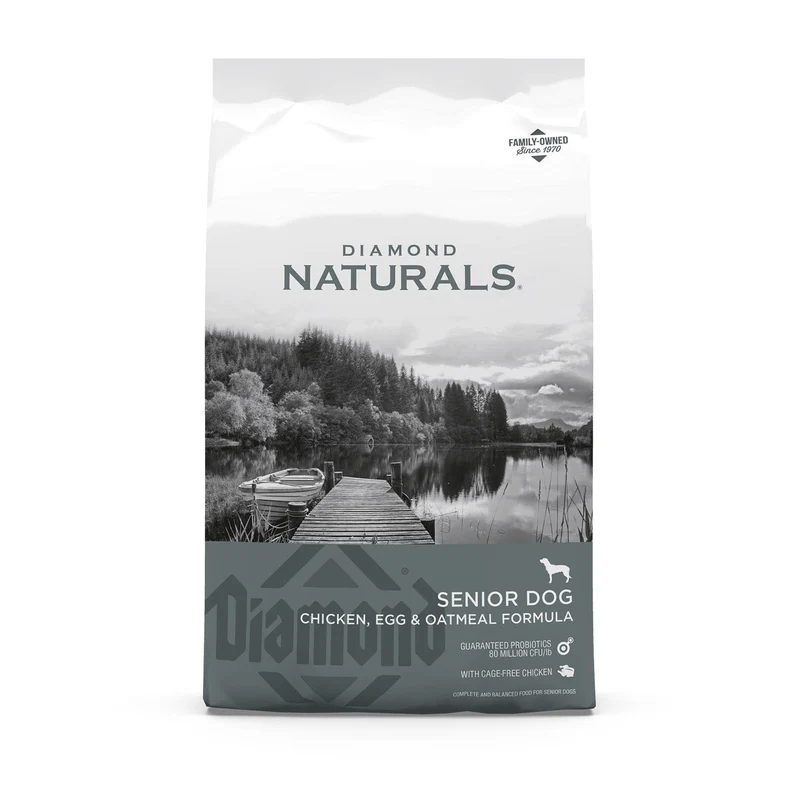 Diamond Naturals Senior Dog Chicken, Egg & Oatmeal Formula 2.72Kg (6 lbs)