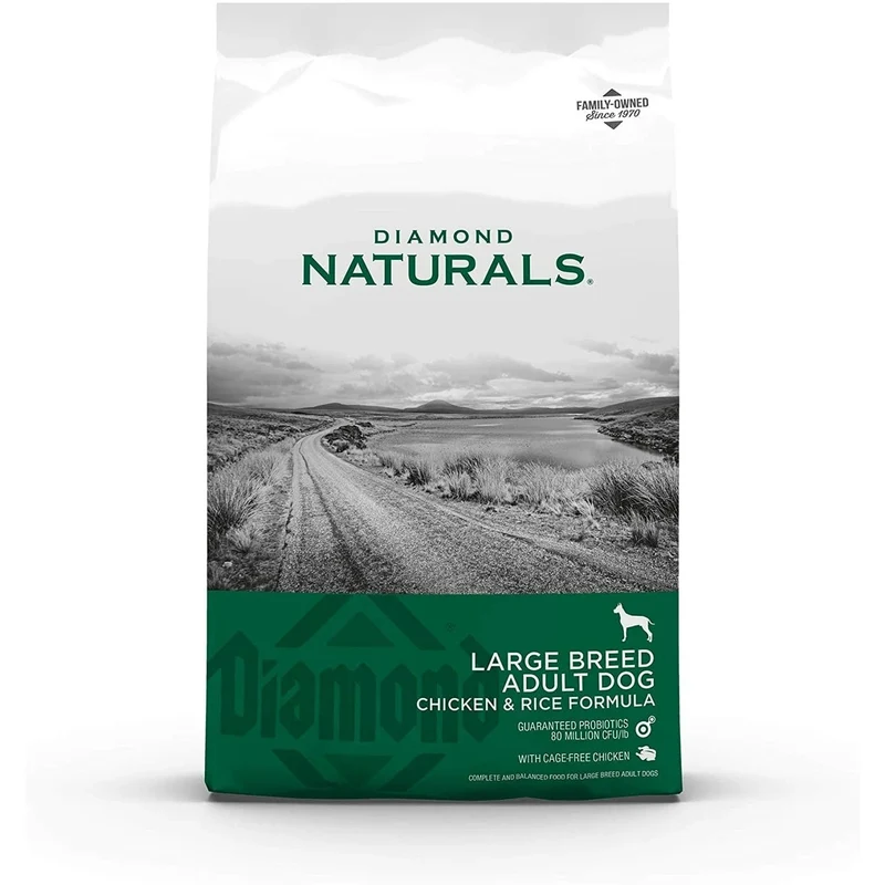 Diamond Naturals Large Breed Adult Dog Chicken & Rice Formula 18. 14 Kg (40 lbs)
