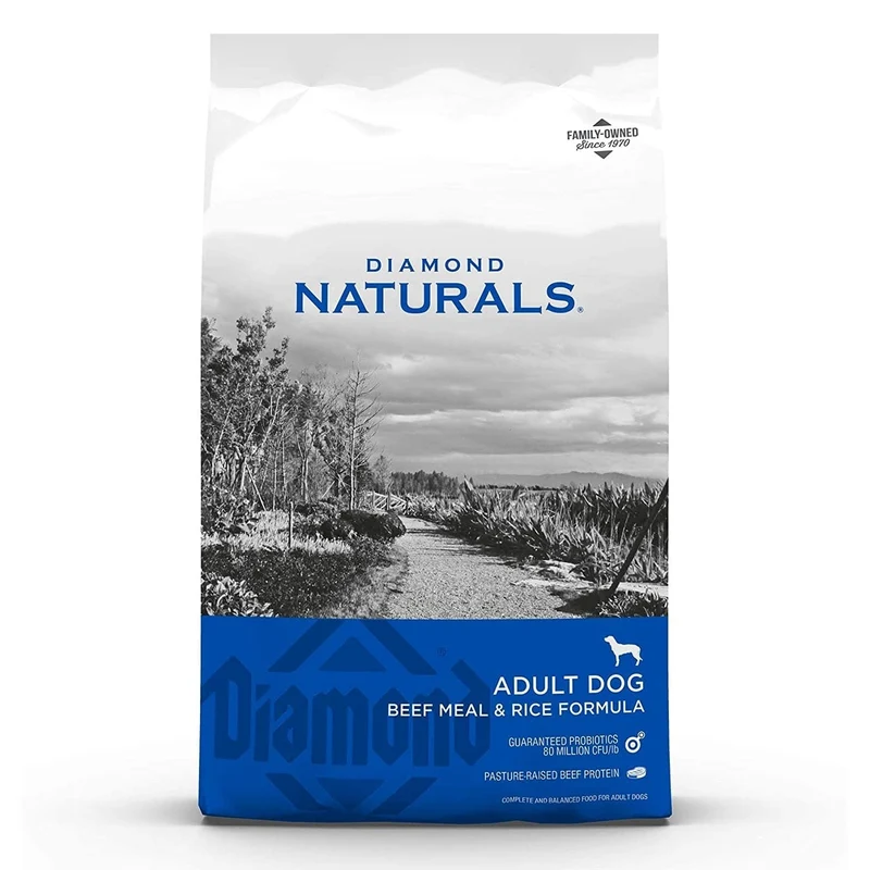 Diamond Naturals Adult Dog Beef Meal & Rice Formula 18.14 Kg (40 lbs)