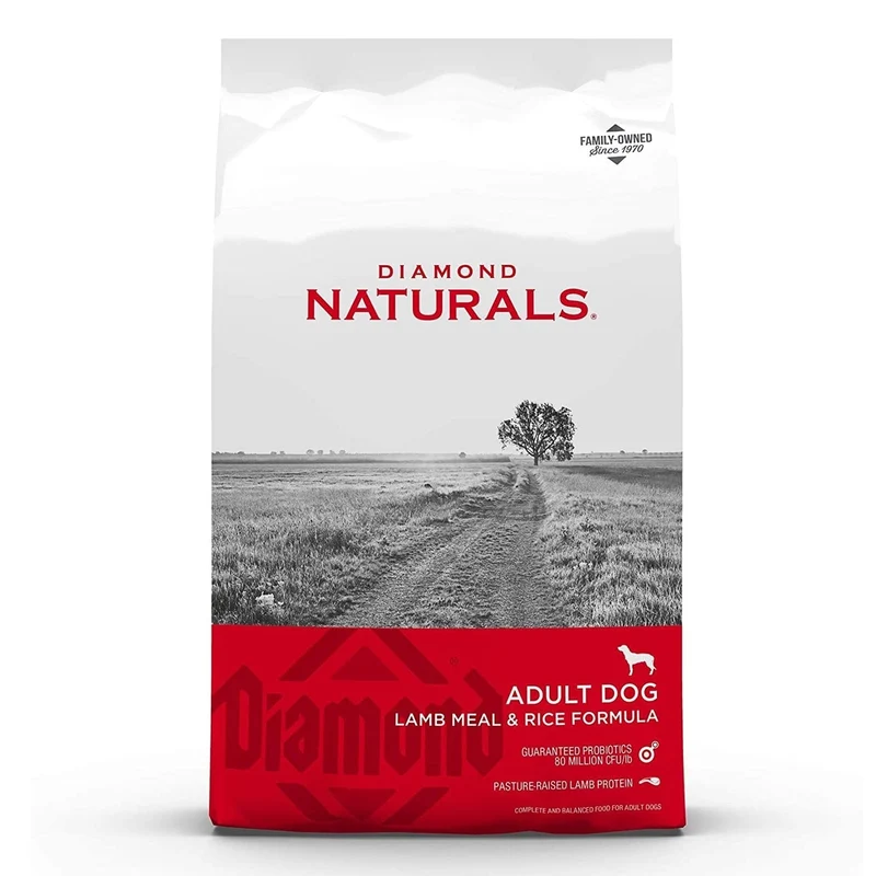 Diamond Naturals Adult Dog Lamb Meal & Rice Formula 2.72Kg (6 lbs)