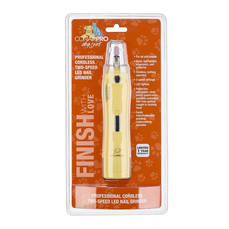 Conair Pro Professional Cordless Two-Speed LED Nail Grinder