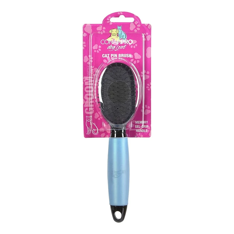 Conair Pro Cat Pin Brush Small - Blue