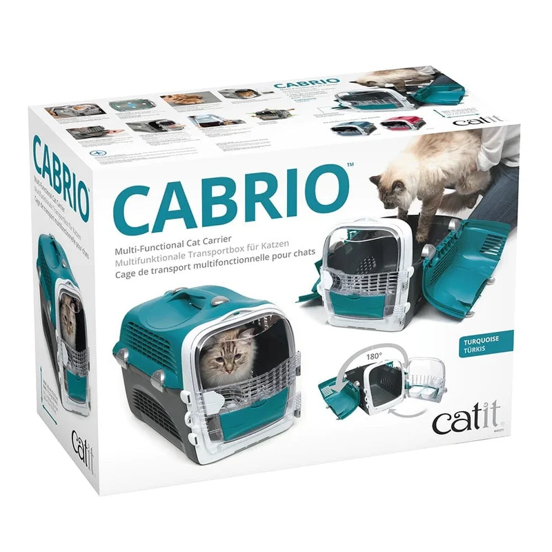 Catit Cabrio Cat Carrier System - Turquoise