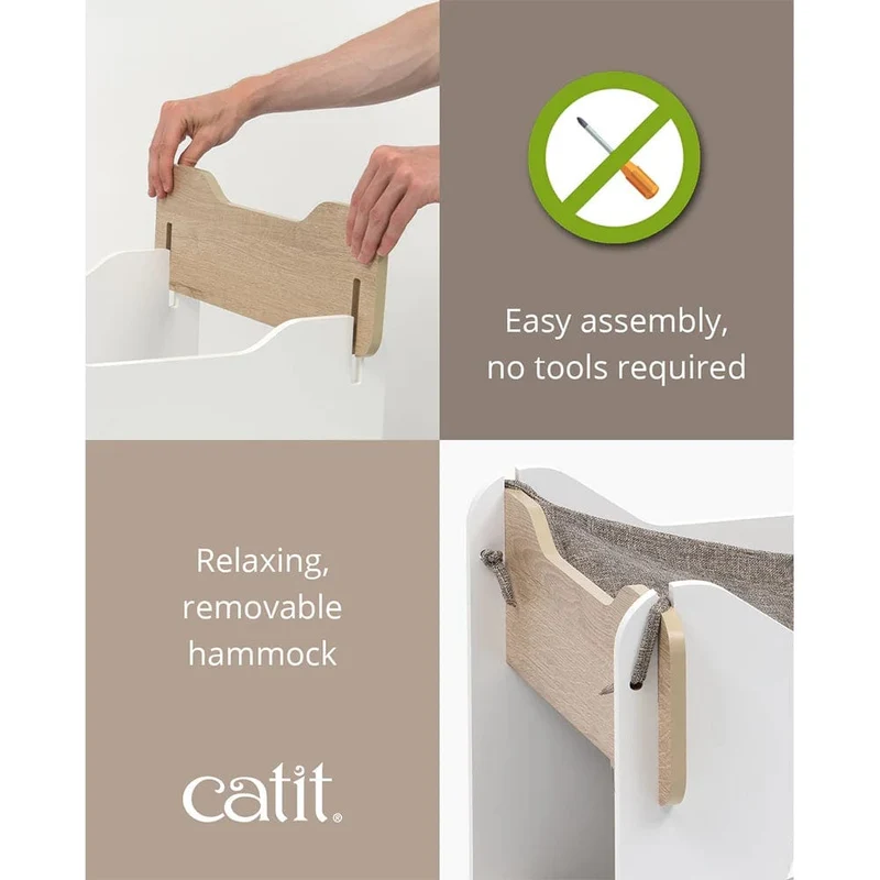 Catit Premium Cat Furniture Cabana - White