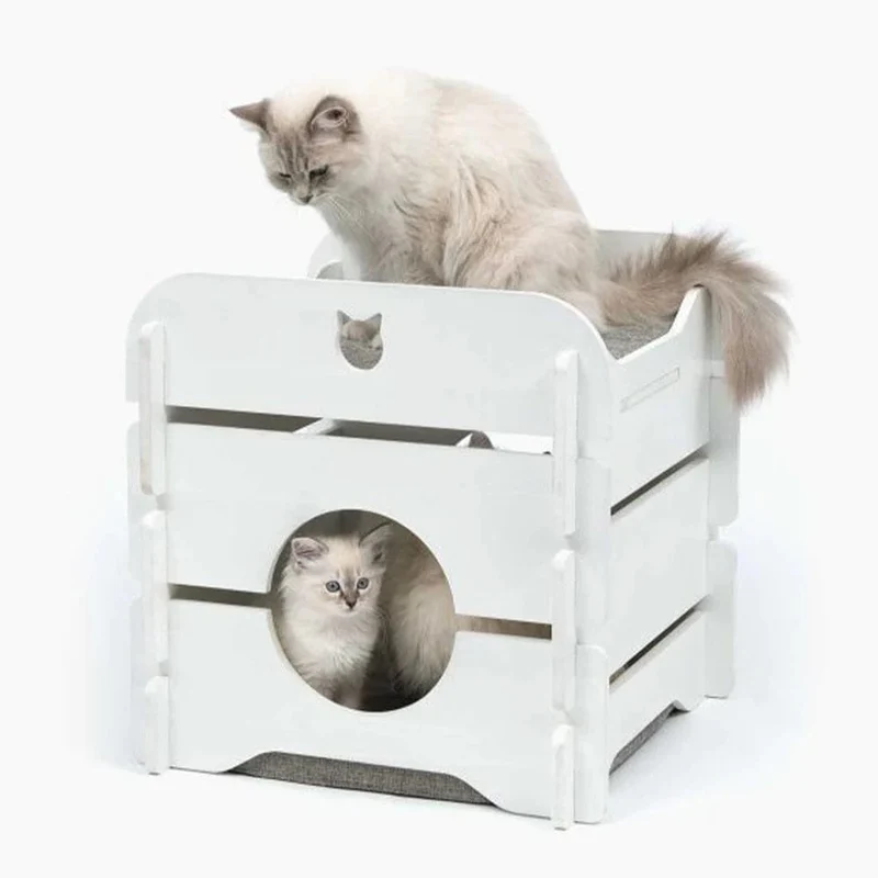 Catit Premium Cat Furniture Cottage - White
