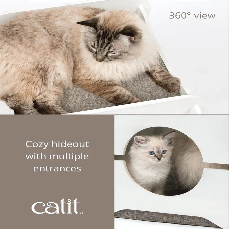 Catit Premium Cat Furniture Cottage - White