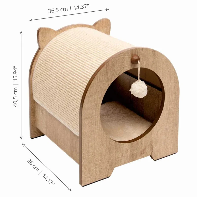 Catit Premium Cat Furniture Minou - Poplar