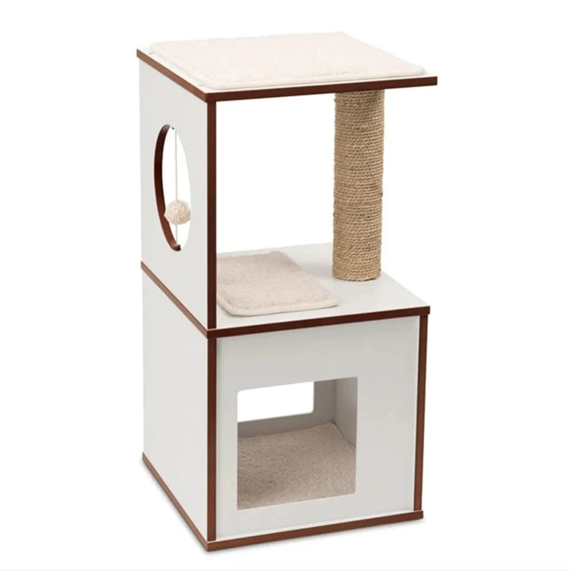 Catit Premium Cat Furniture V-Box Small - White