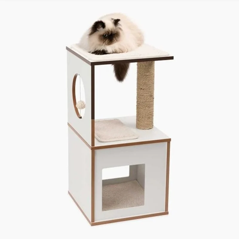Catit Premium Cat Furniture V-Box Small - White