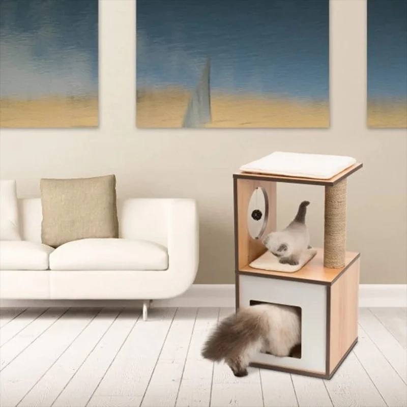 Catit Premium Cat Furniture V-Box Small - White