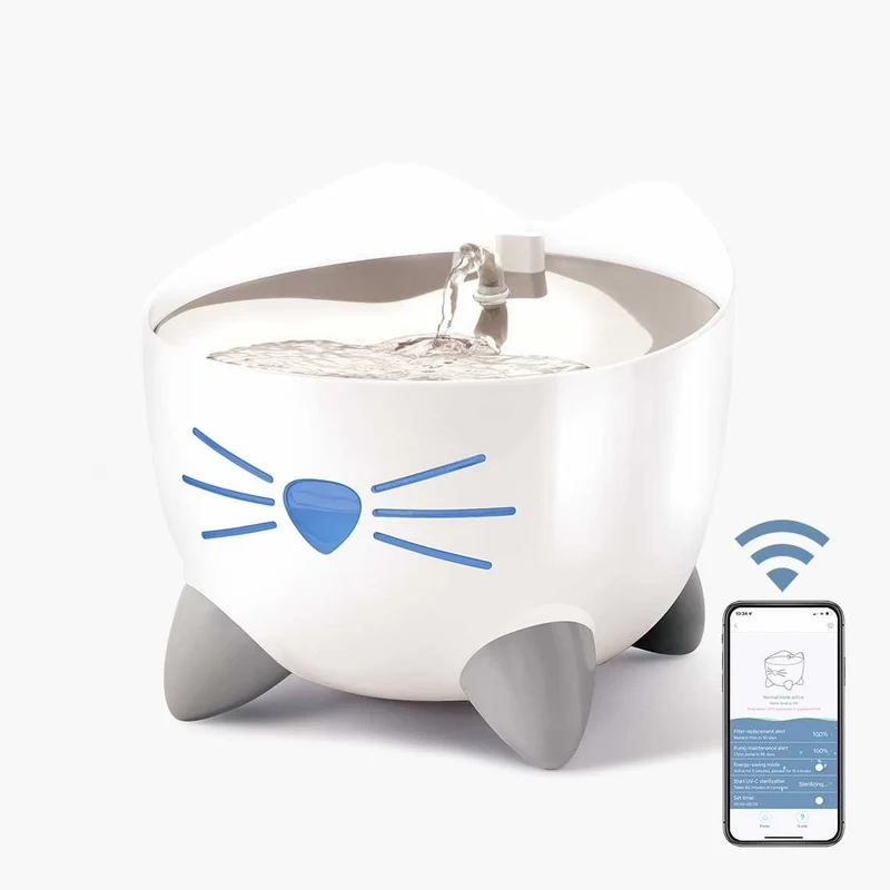 Catit Pixi Smart Fountain with Stainless Steel Top 2L - White