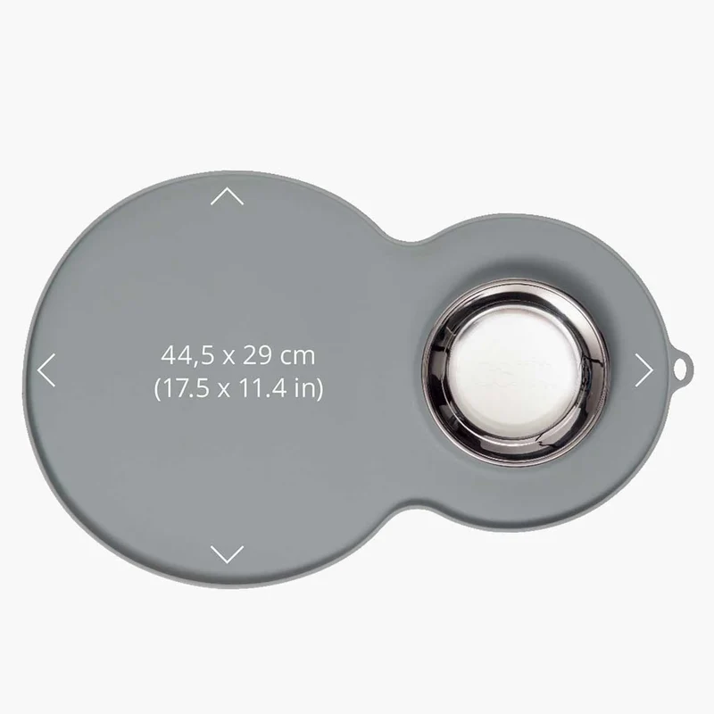 Catit Peanut Placemat Grey - Medium