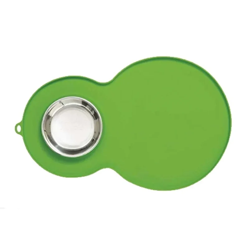 Catit Peanut Placemat Green - Medium