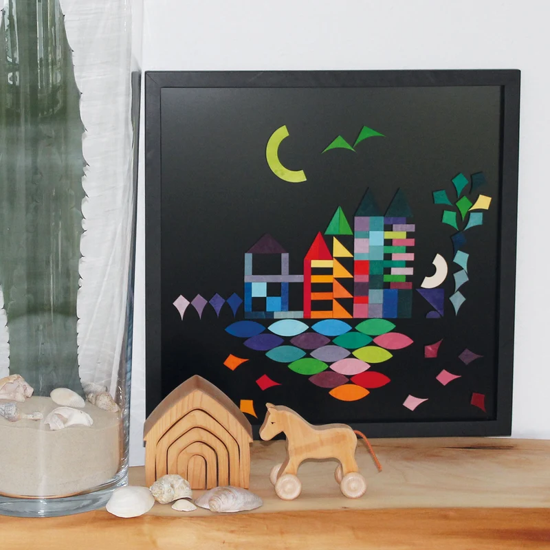 Grimm's Magnettafel Blackboard groß - 50x50cm