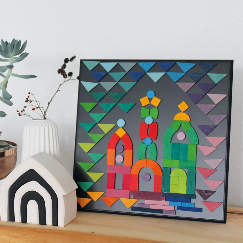 Grimm's Magnettafel Blackboard klein - 30x30cm