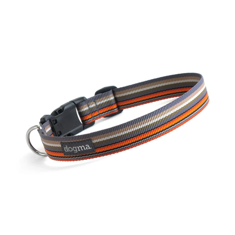 Hundehalsband Stripes 25 | Graubunt