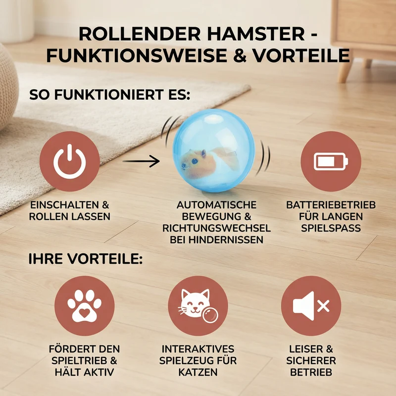 Rollender Hamster