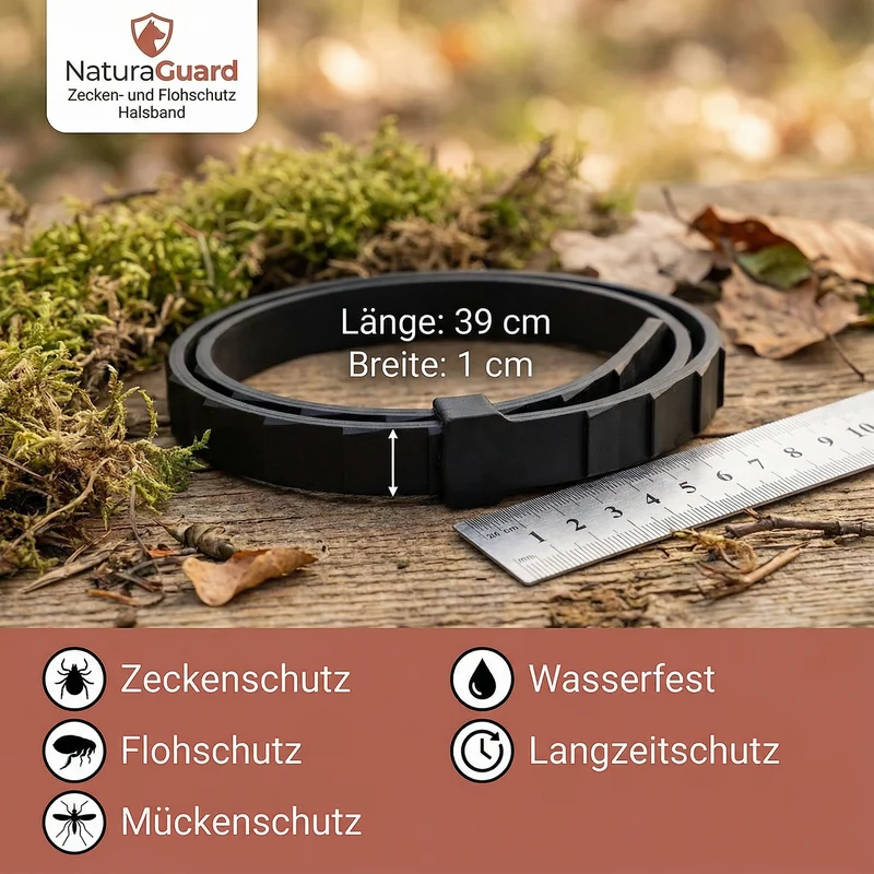 NaturaGuard - Zecken- und Flohschutz Halsband