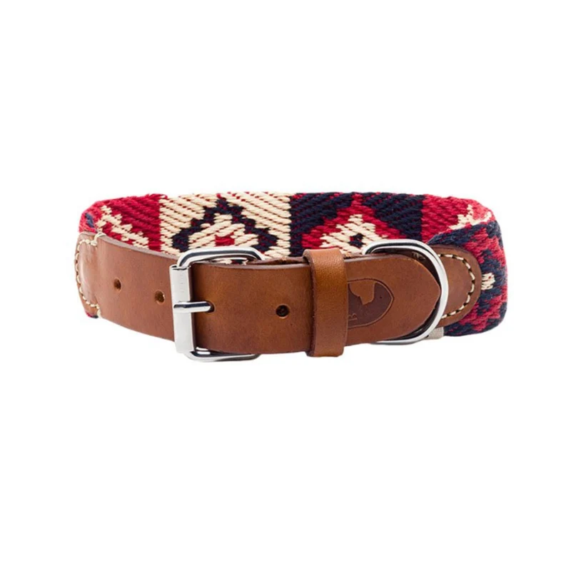 Hundehalsband Peruvian Indian Red