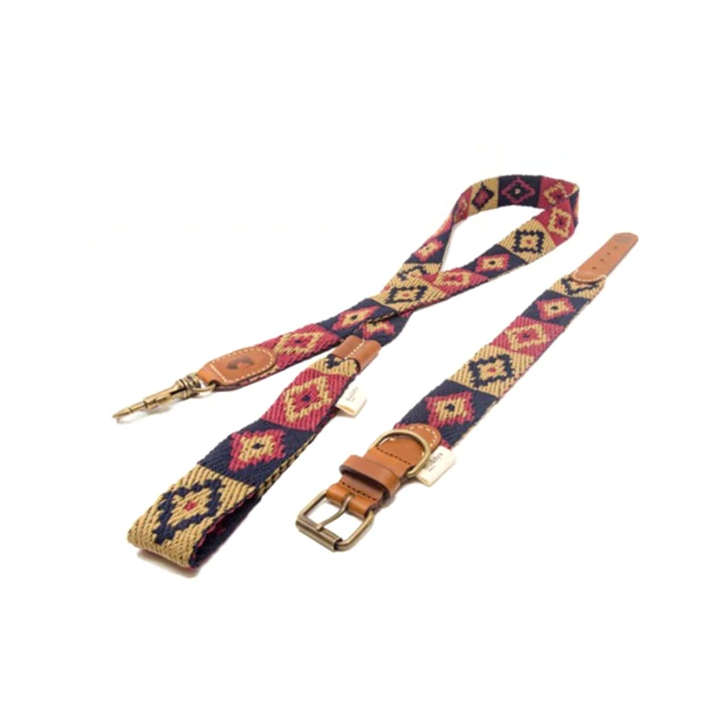 Hundehalsband Peruvian Indian Blue