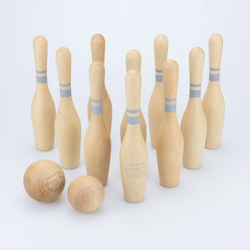 Bowling-Set - natur