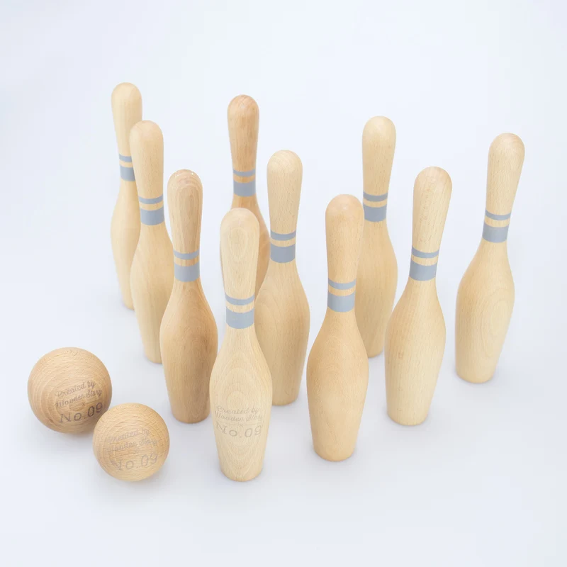 Bowling-Set - natur