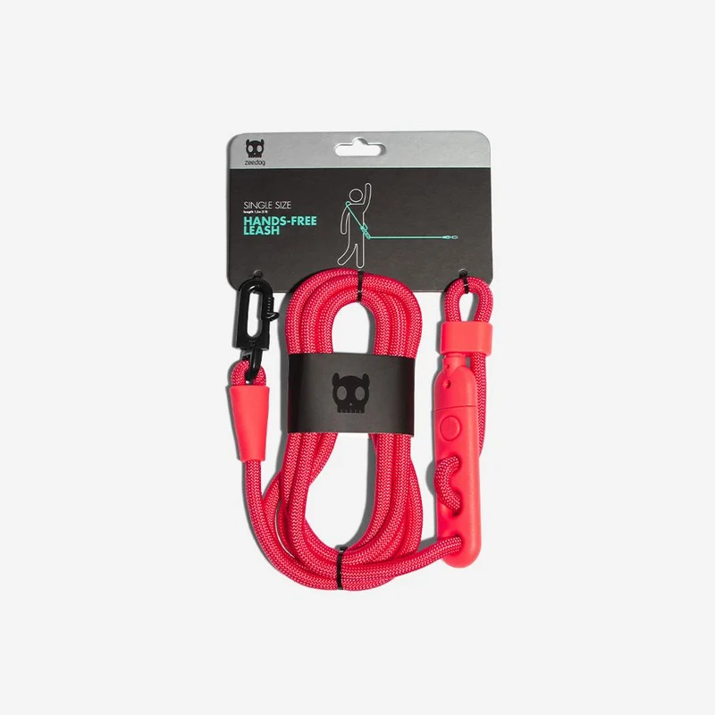 Hands-Free Hundeleine, Neon Coral
