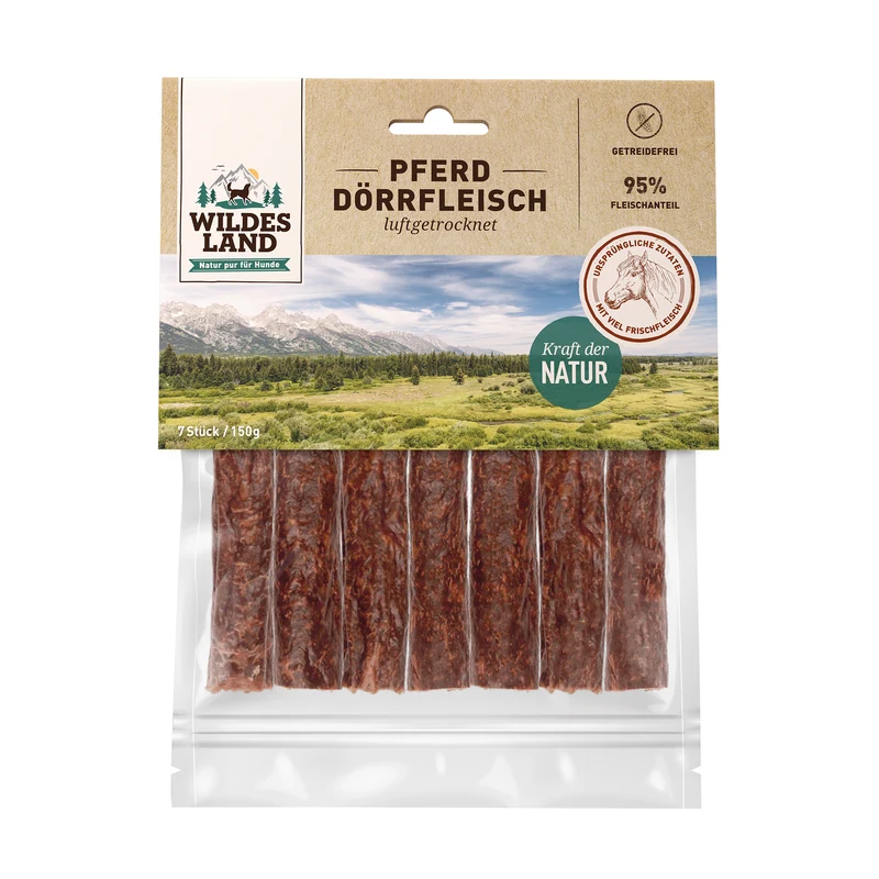 Dörrfleisch Pferd, 7 Stück