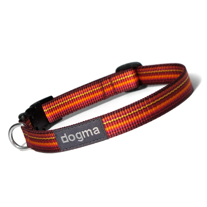 Hundehalsband Little Stripes | Rot