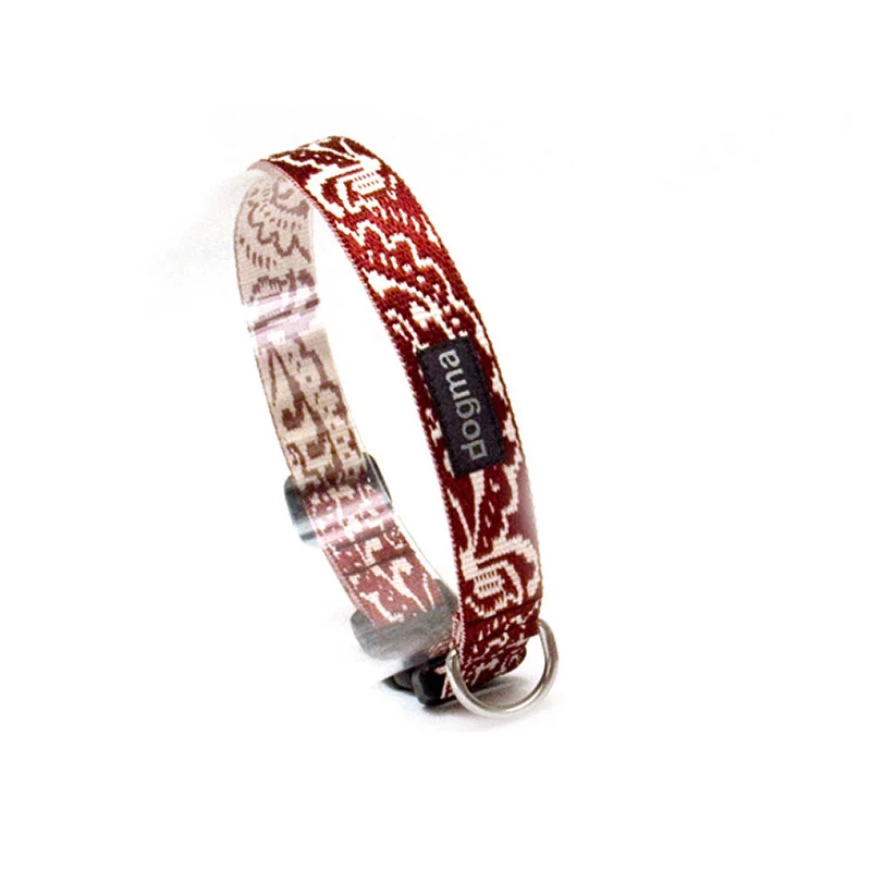 Hundehalsband Nordic | Rot-Weiß