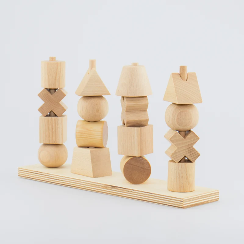 Steckspielzeug XL natur