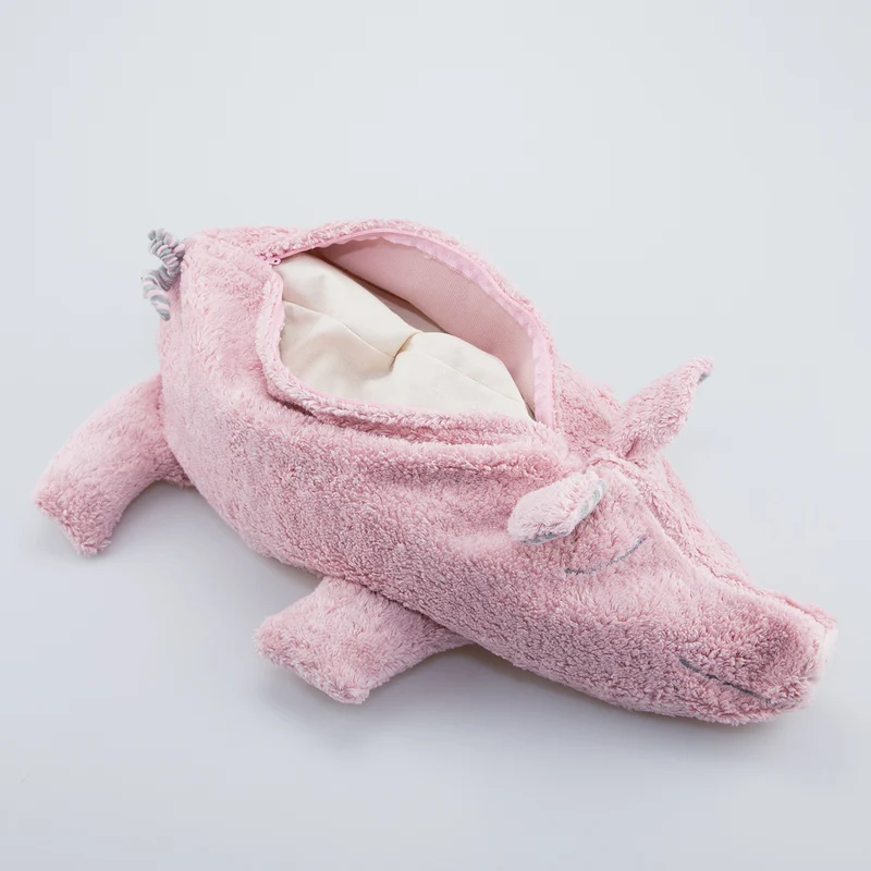 Kuscheltier großes Schwein mit Hirse-Inlett
