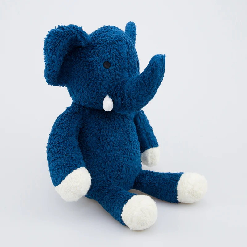 natureZOO Kuscheltier Elefant groß blau