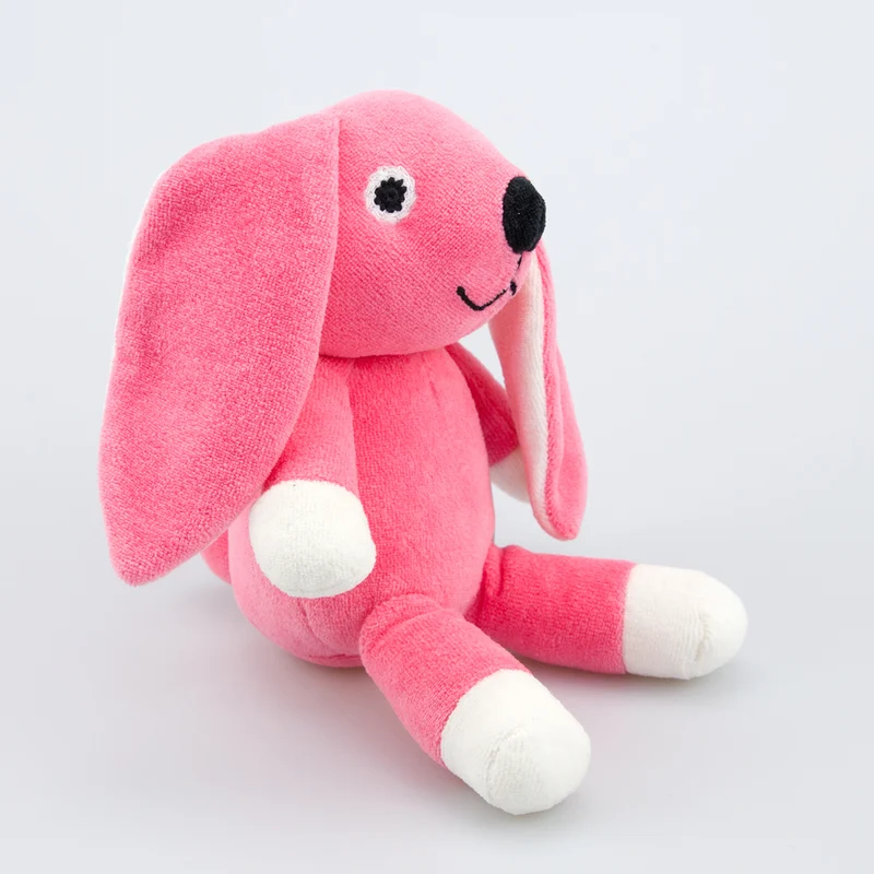 natureZOO Kuscheltier Hase klein rosa - Bio-Nickistoff