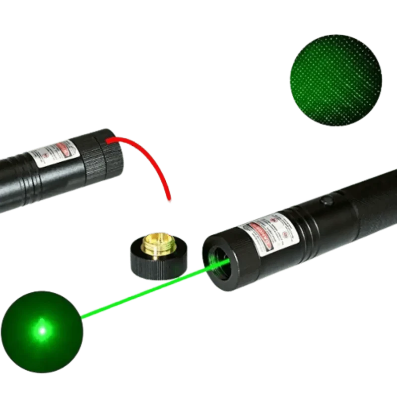 Pointer Laser vert rechargeable