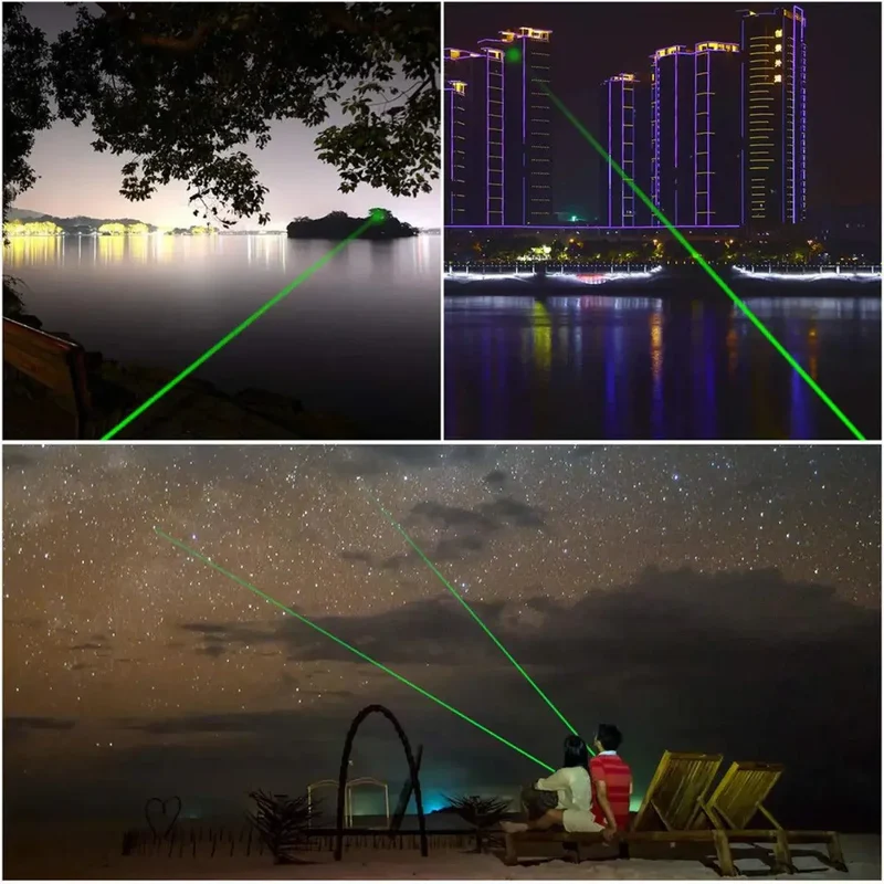 Pointer Laser vert rechargeable